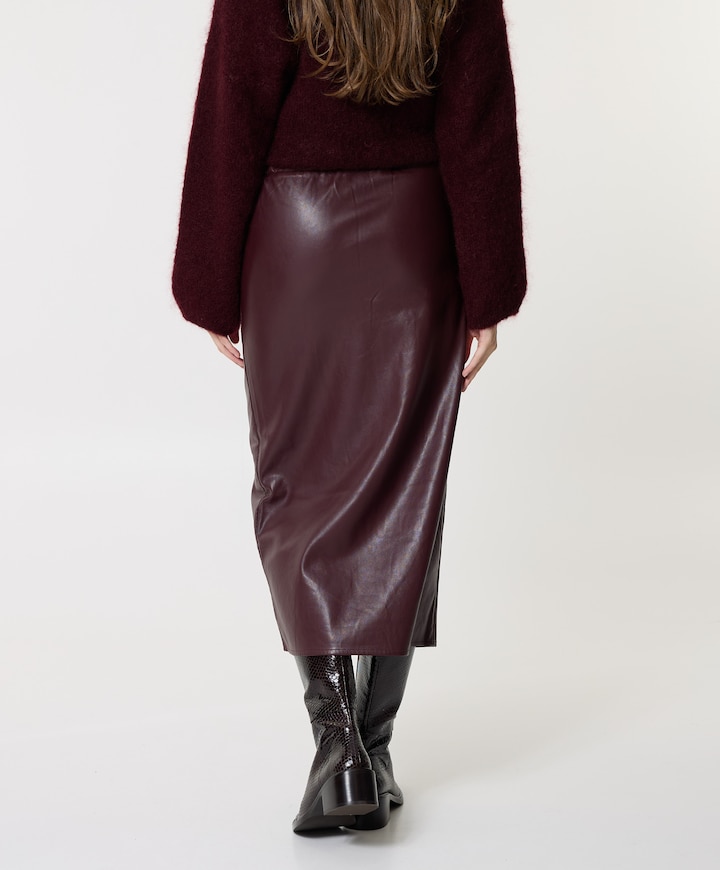 Dames rok bordeaux