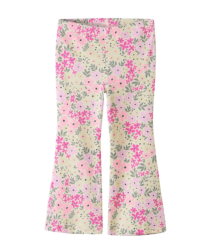 NMFDARTIAS FLARED PANT meisjes broek beige