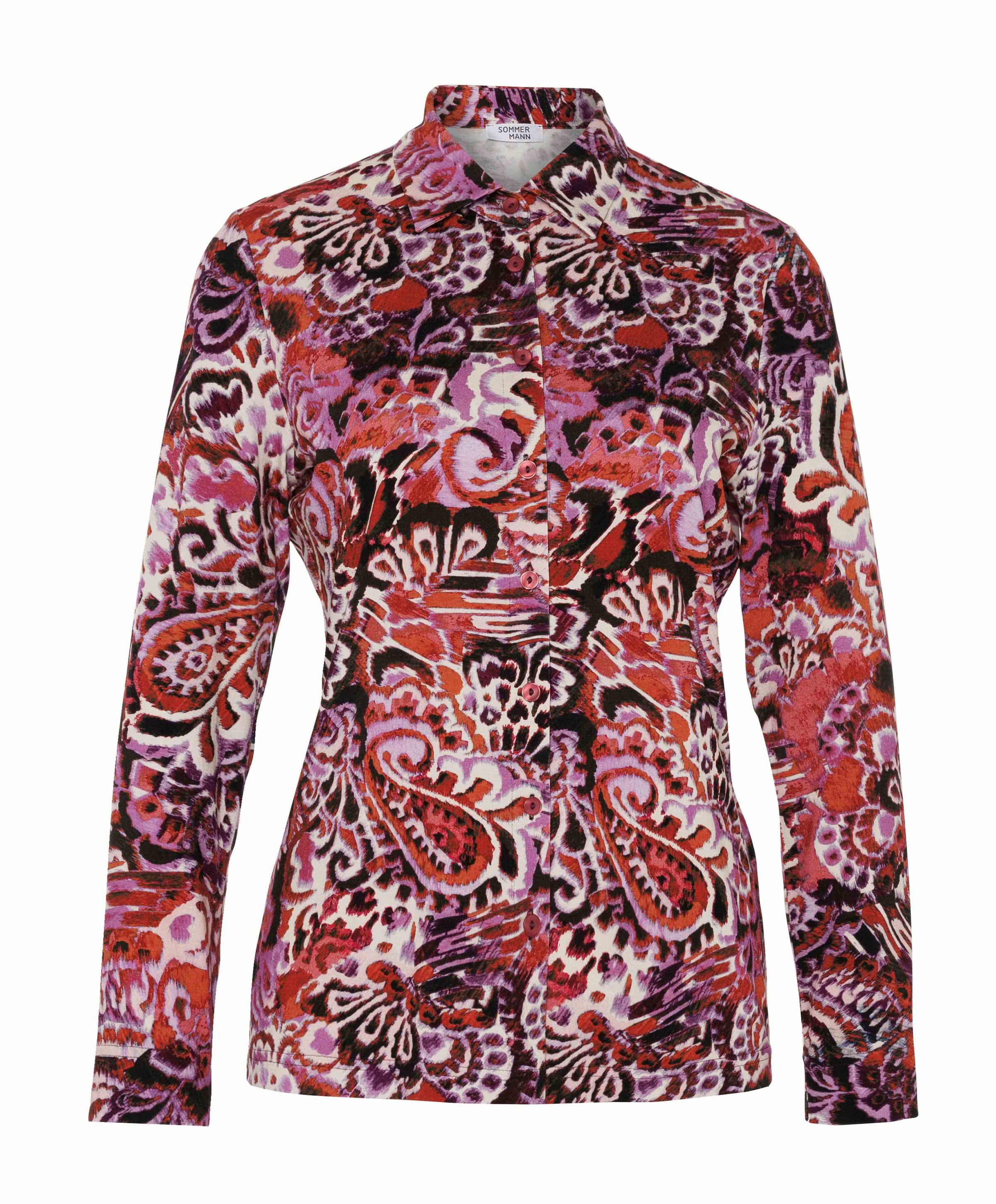 Dames blouse bordeaux