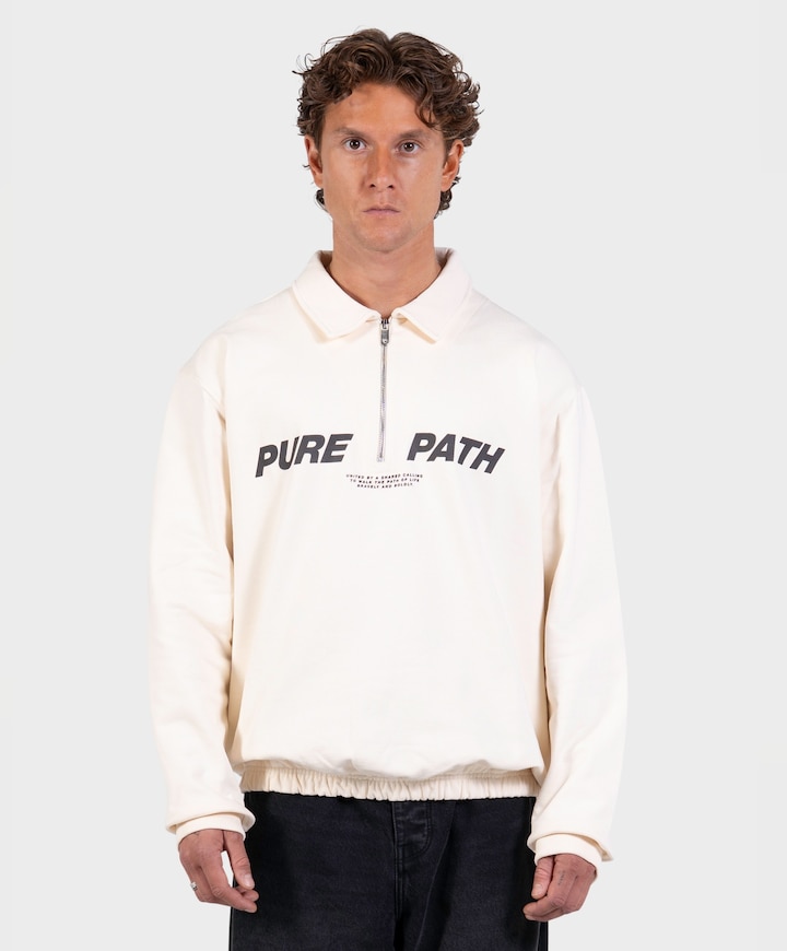 Heren sweater ecru