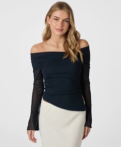 Blouse blauw