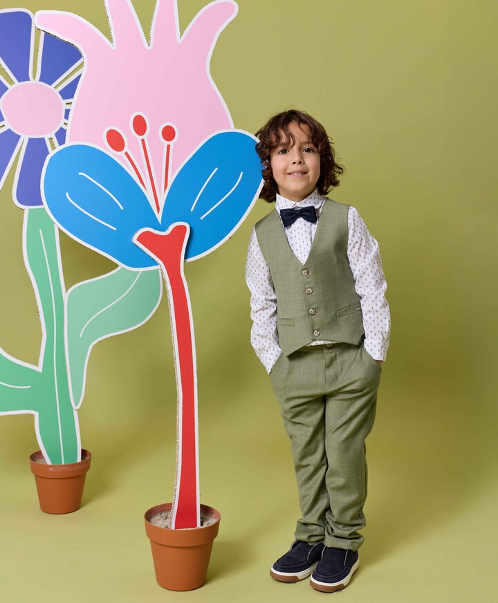 Orbi jongens broek groen