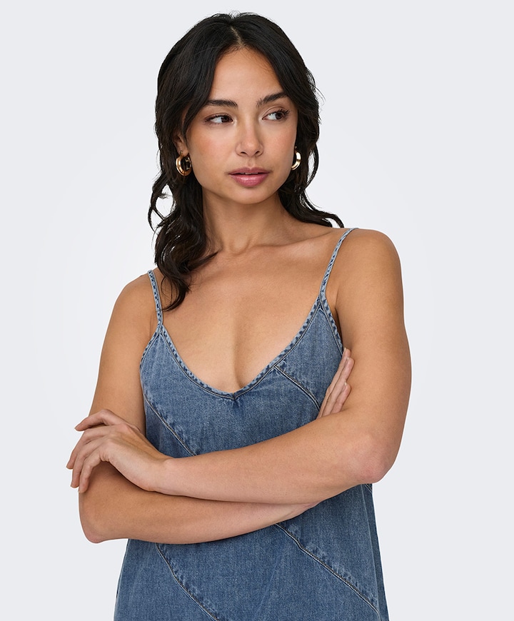 Dames jurk blauw