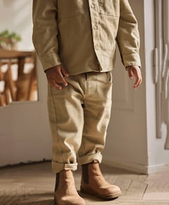 NMMKOA LOOSE PANT LIL meisjes broek beige