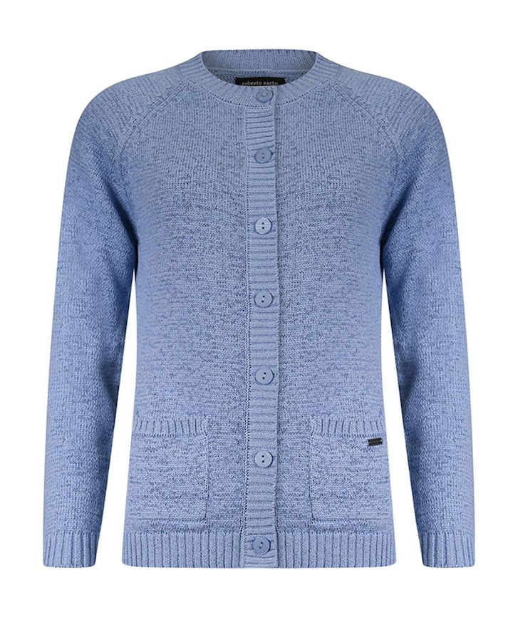 Dames vest blauw