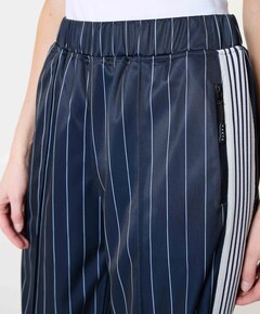 Baggy Pin Stripe Track Tall dames broek blauw