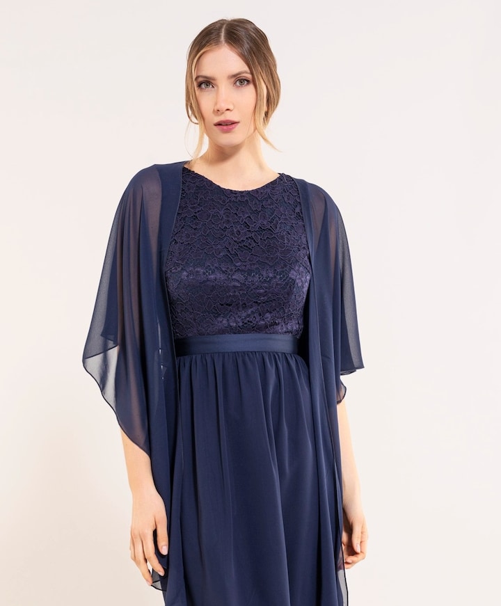 Dames sjaal blauw