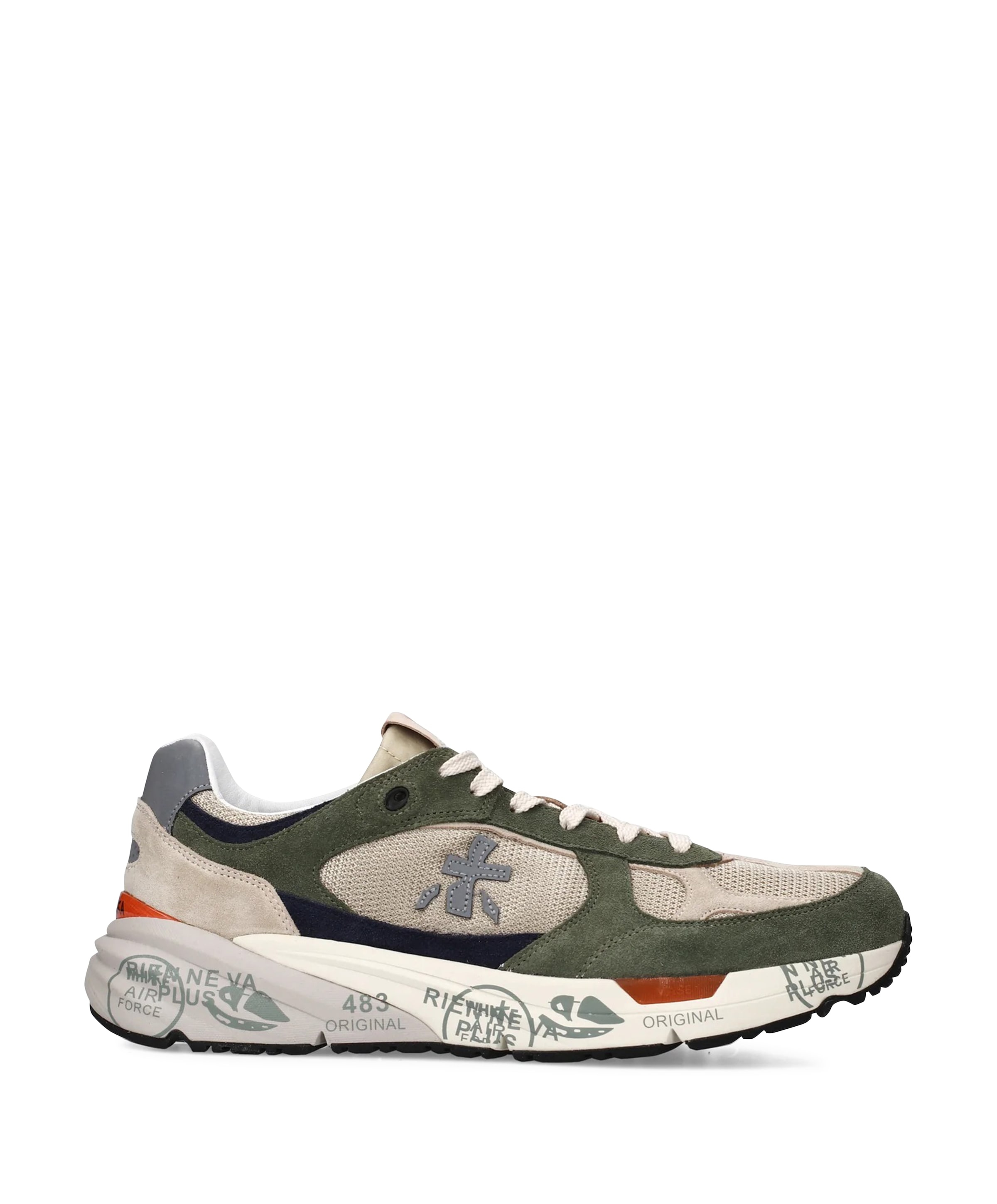 Mase25 heren sneakers groen