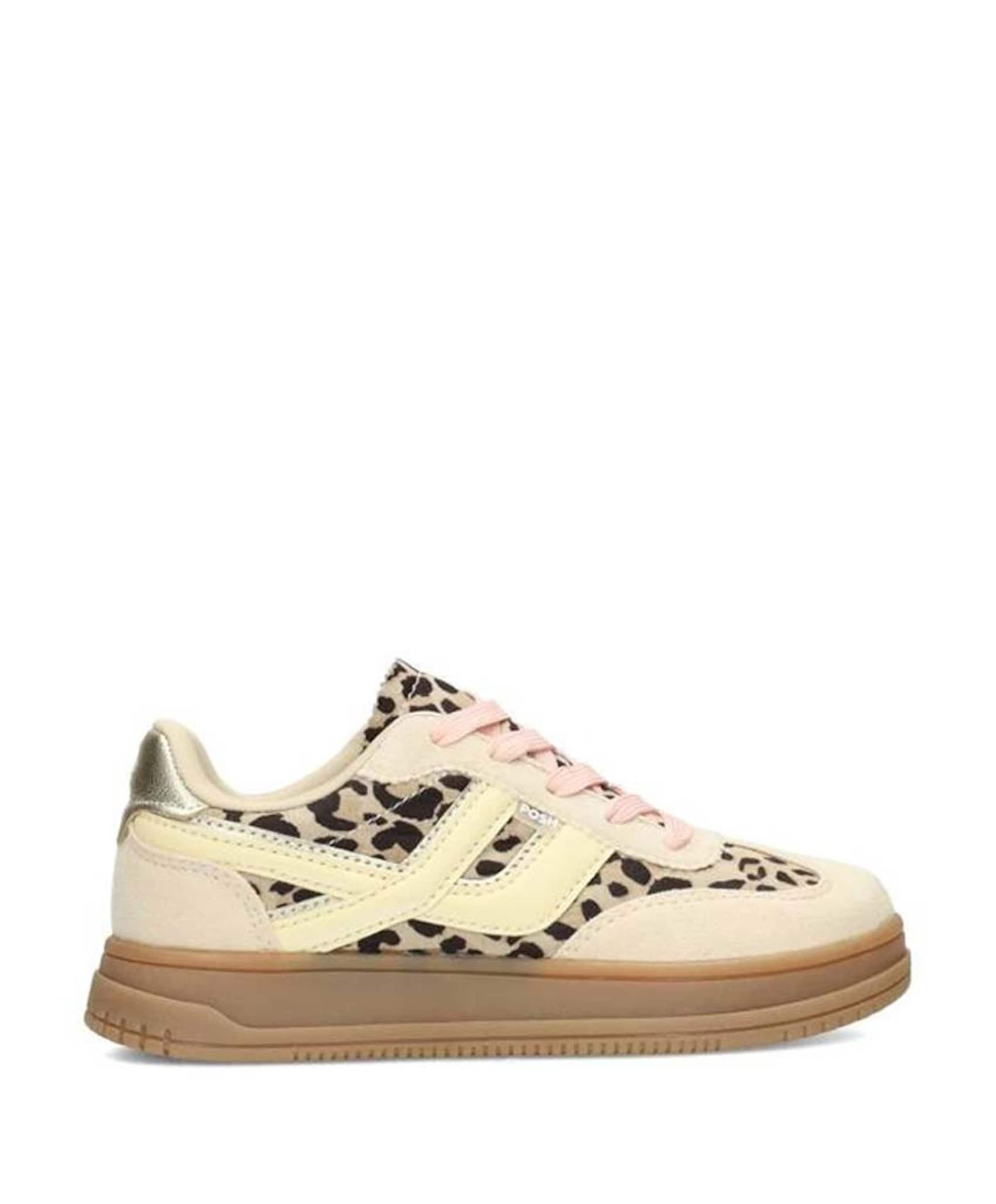 meisjes sneakers beige
