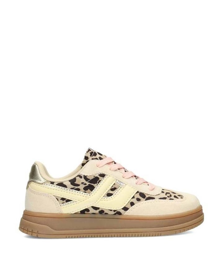 meisjes sneakers beige