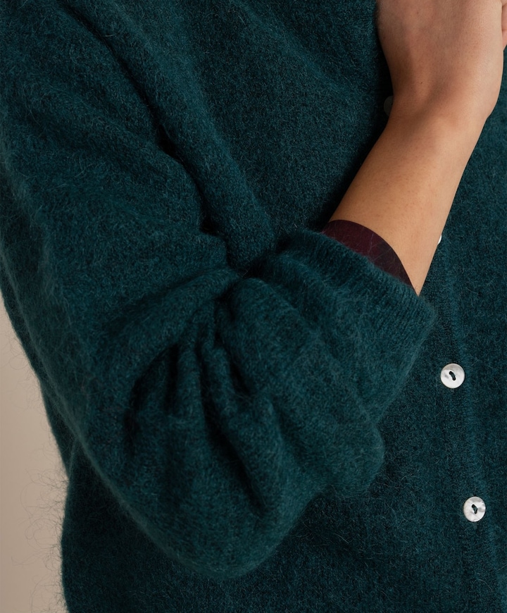 Dames vest groen