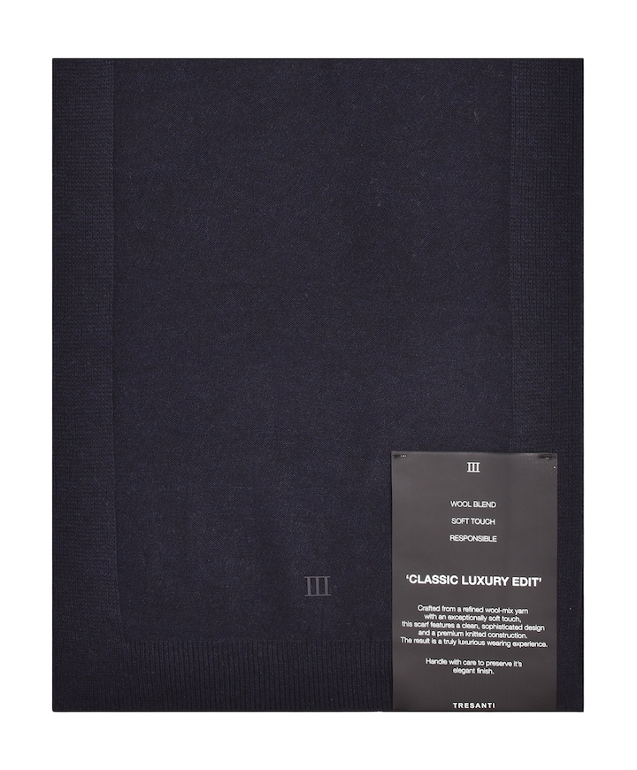 Heren sjaal blauw
