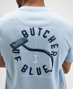 Heren T-shirt blauw