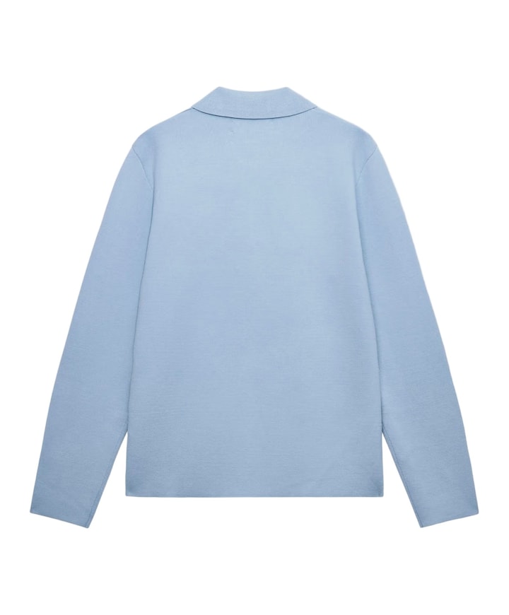 Heren polo blauw