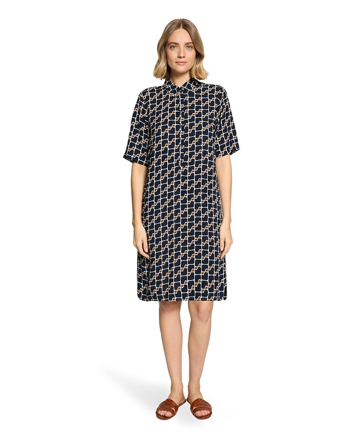 Dames jurk blauw