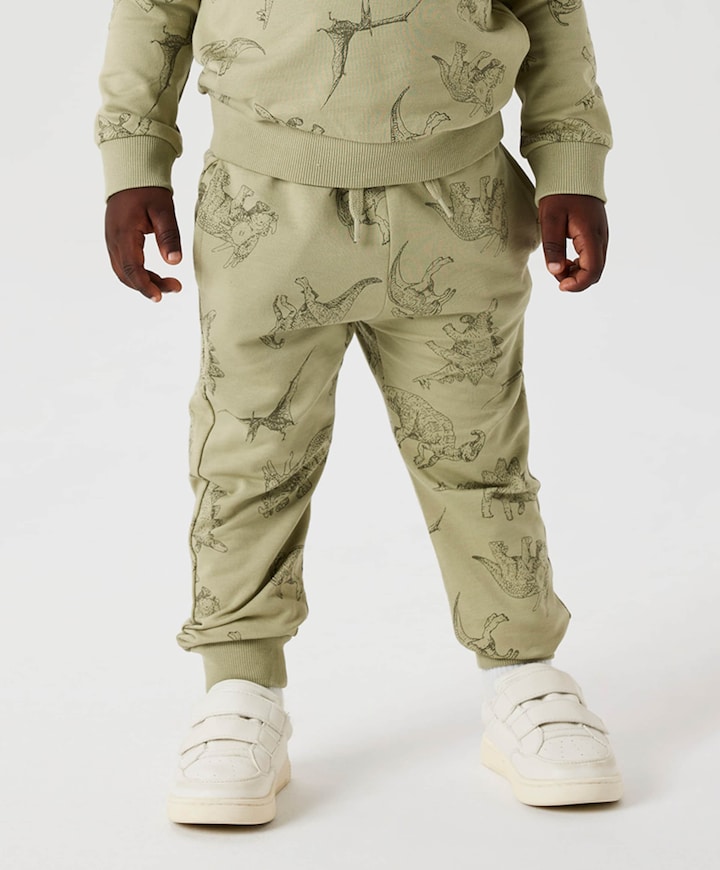 NMMVARON AOP SWT UNB broek groen