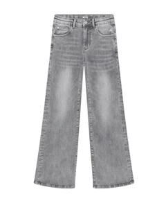 Wide Fit Lightgrey meisjes jeans grijs