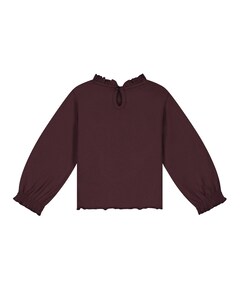 Meisjes longsleeve bordeaux