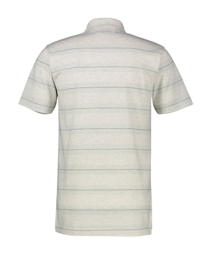 Heren polo ecru