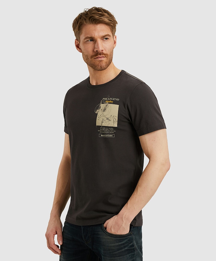 T-shirt zwart