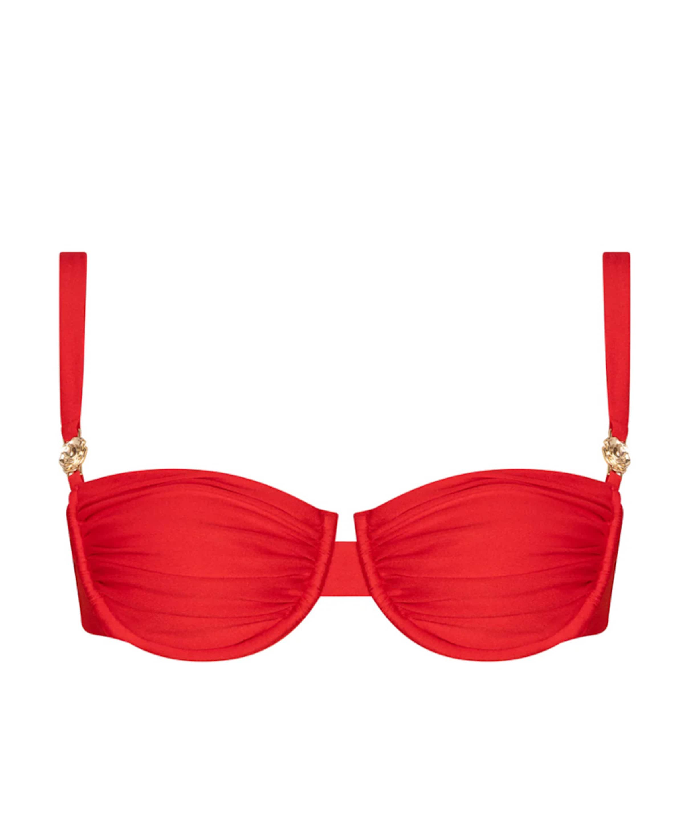 Dames bikinitop rood
