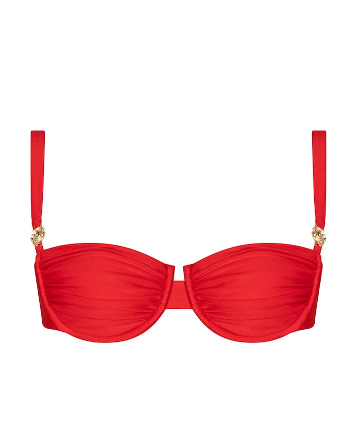 Dames bikinitop rood