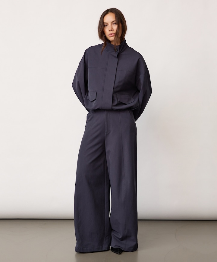 Dames jas blauw