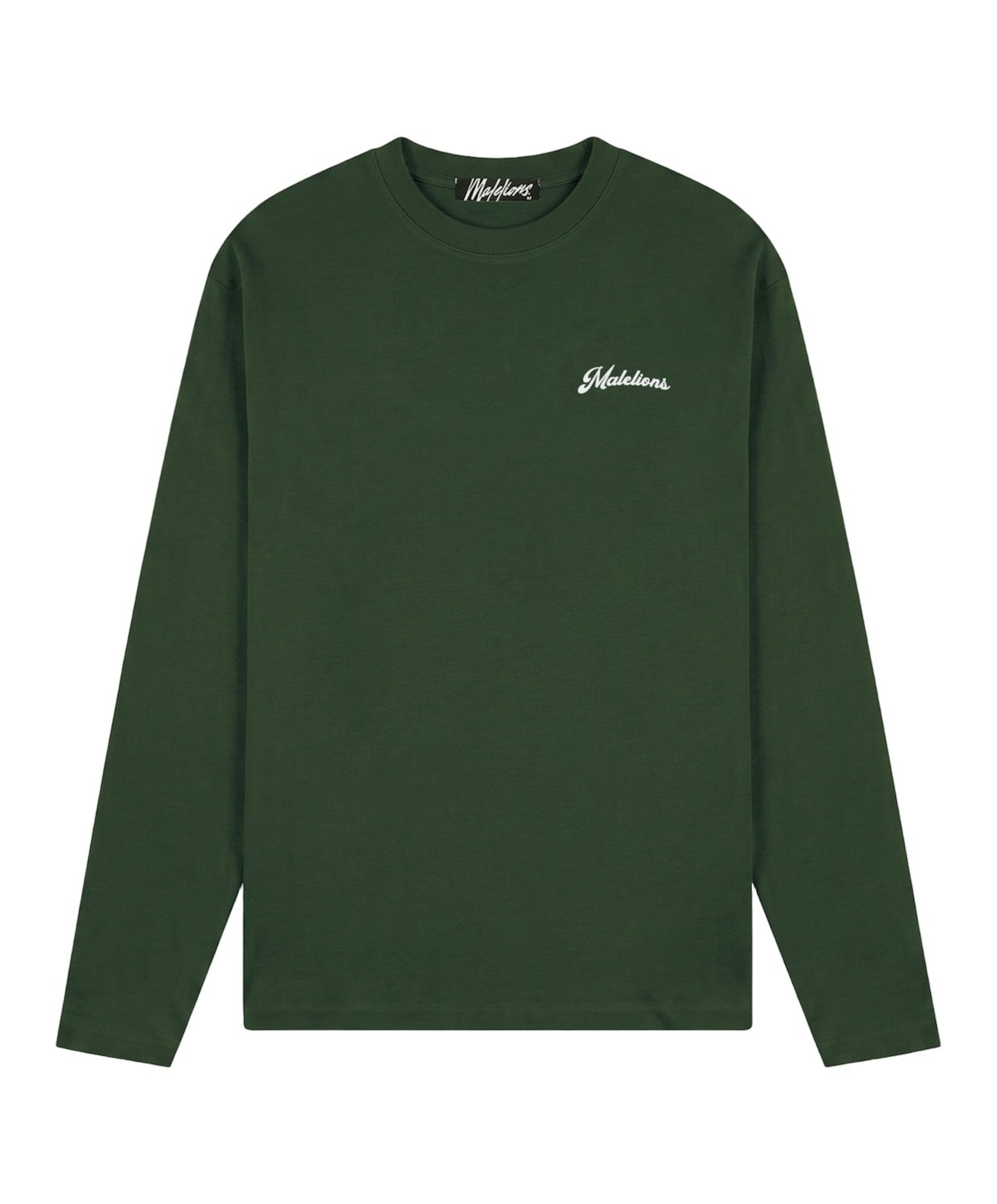 Heren longsleeve groen
