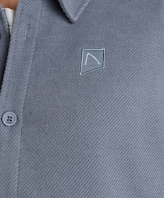 Heren overhemd lange mouw blauw