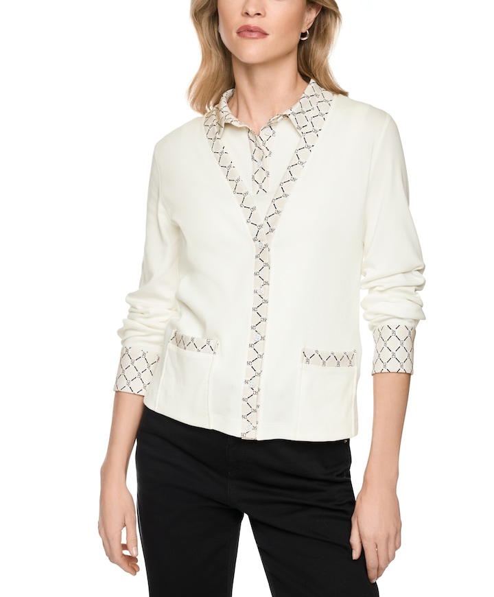 Dames vest ecru