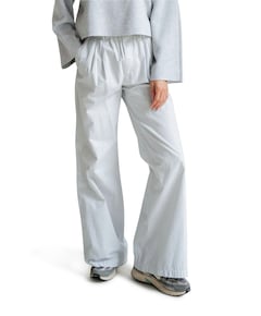 Trousers dames broek grijs