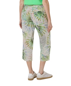 Pia Wide Leg 3/4 dames broek groen