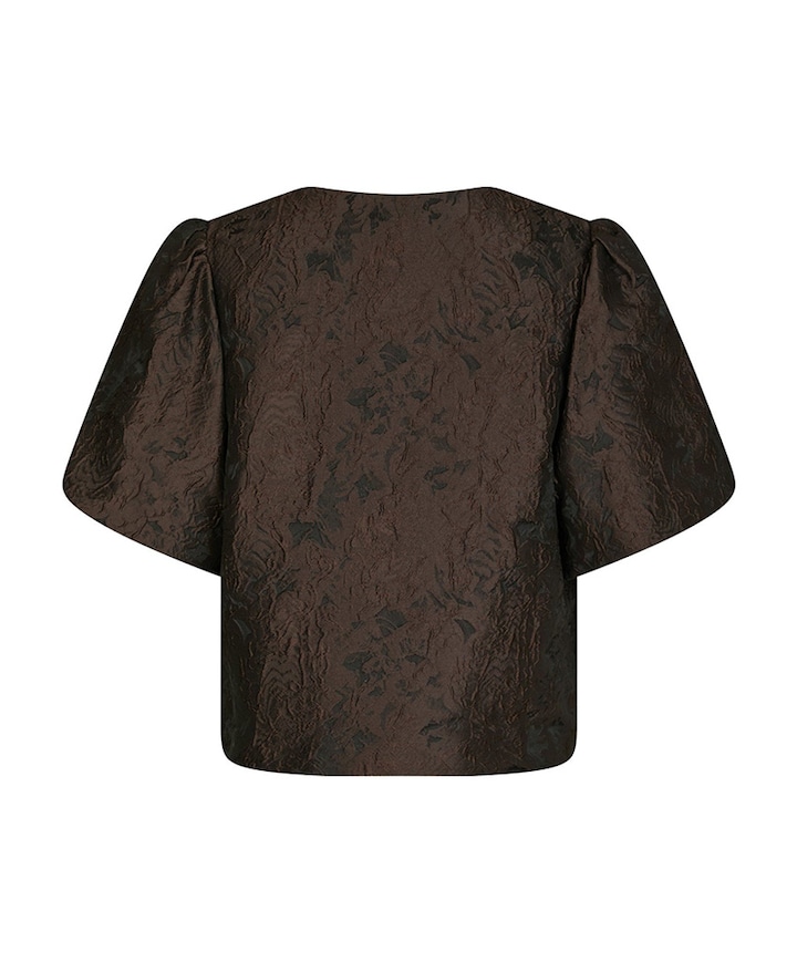 Dames blouse bruin