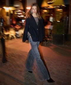 Dames blazer zwart