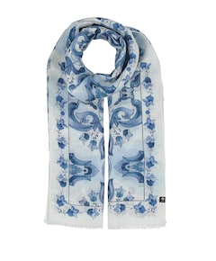 Dames sjaal blauw