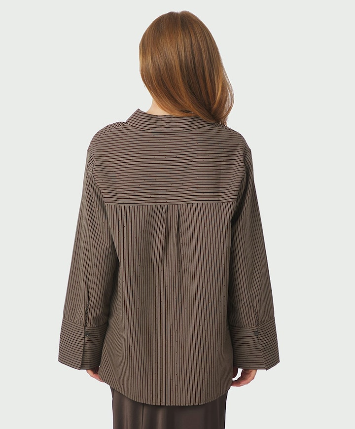 Dames blouse bruin