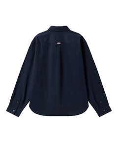 Heren overshirt blauw