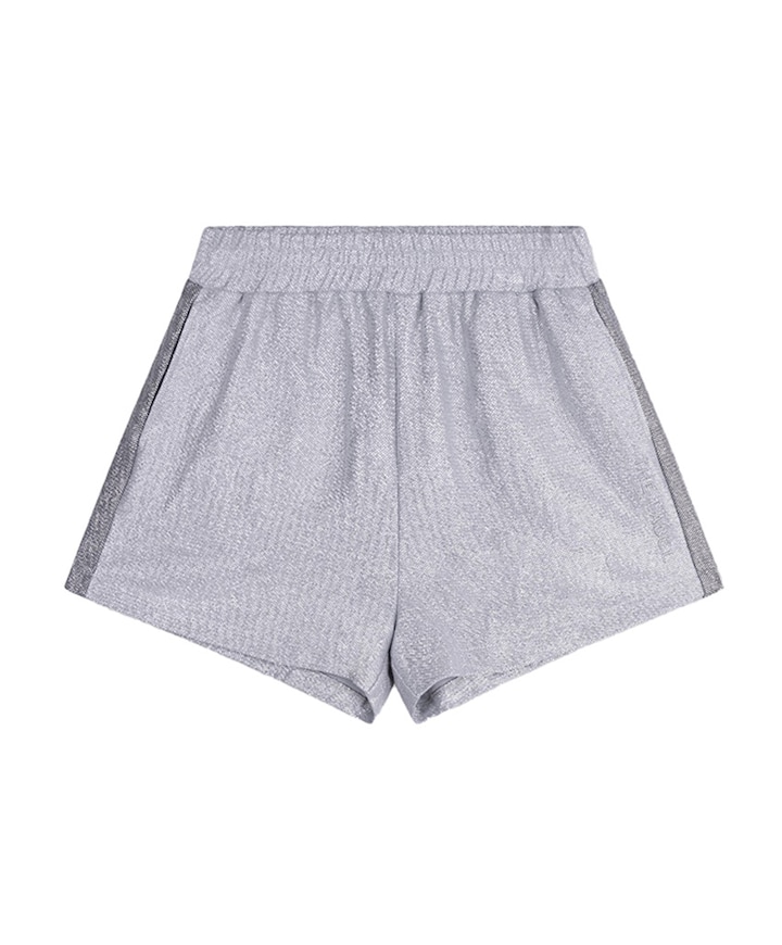 FOIL SHORTS dames korte broek grijs