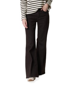 WIDE dames jeans bruin