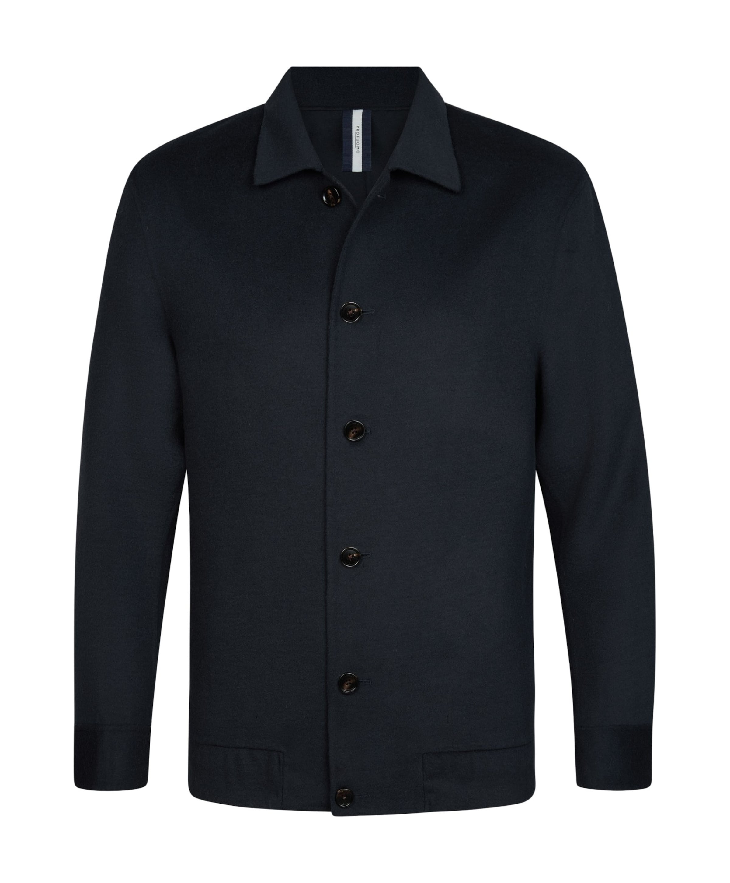 Heren overshirt blauw