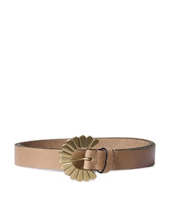 Dames riem beige
