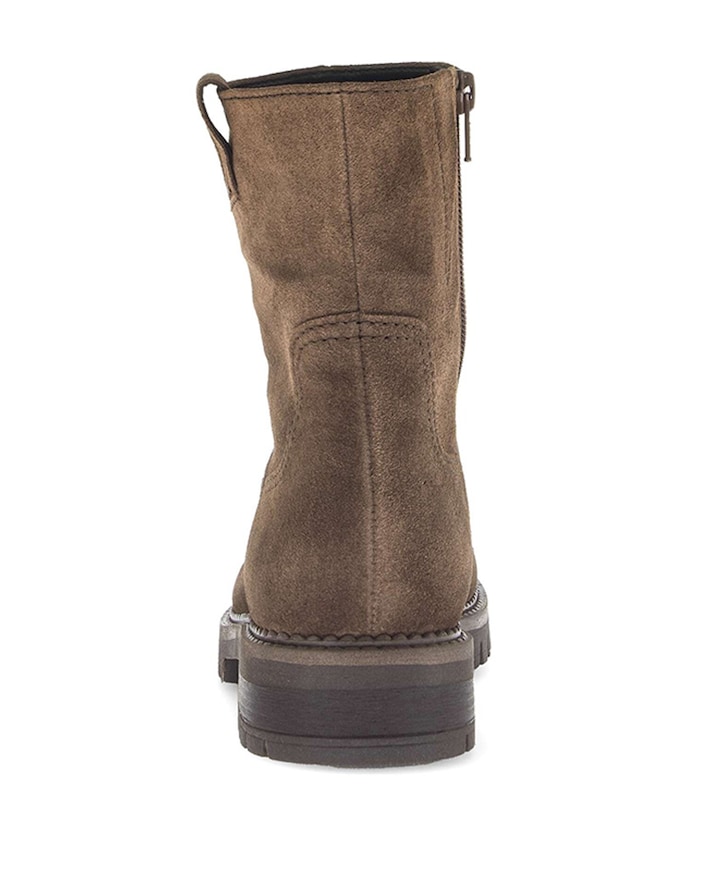 dames enkellaarzen bruin