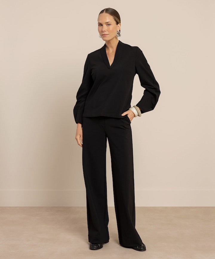 Dames blouse zwart