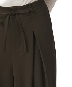 Eddina Woven dames broek bruin