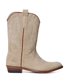Country cuero meisjes laarzen beige