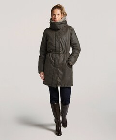 Dames jas bruin