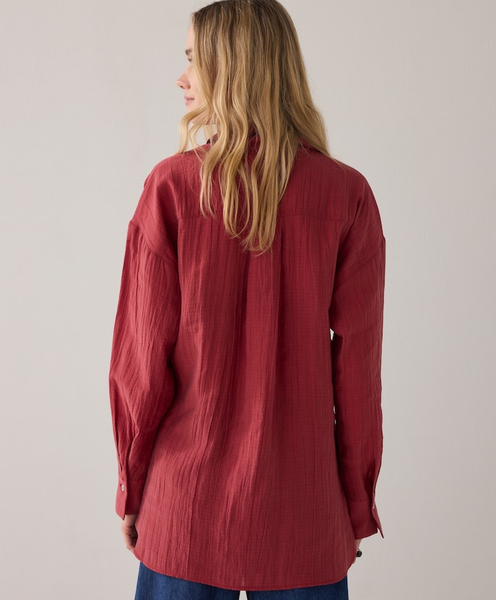 Dames blouse rood