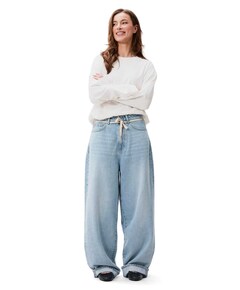 Baggy fit dames jeans blauw