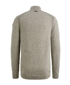 Heren trui met rits grijs