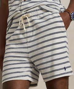 Knit heren korte broek ecru